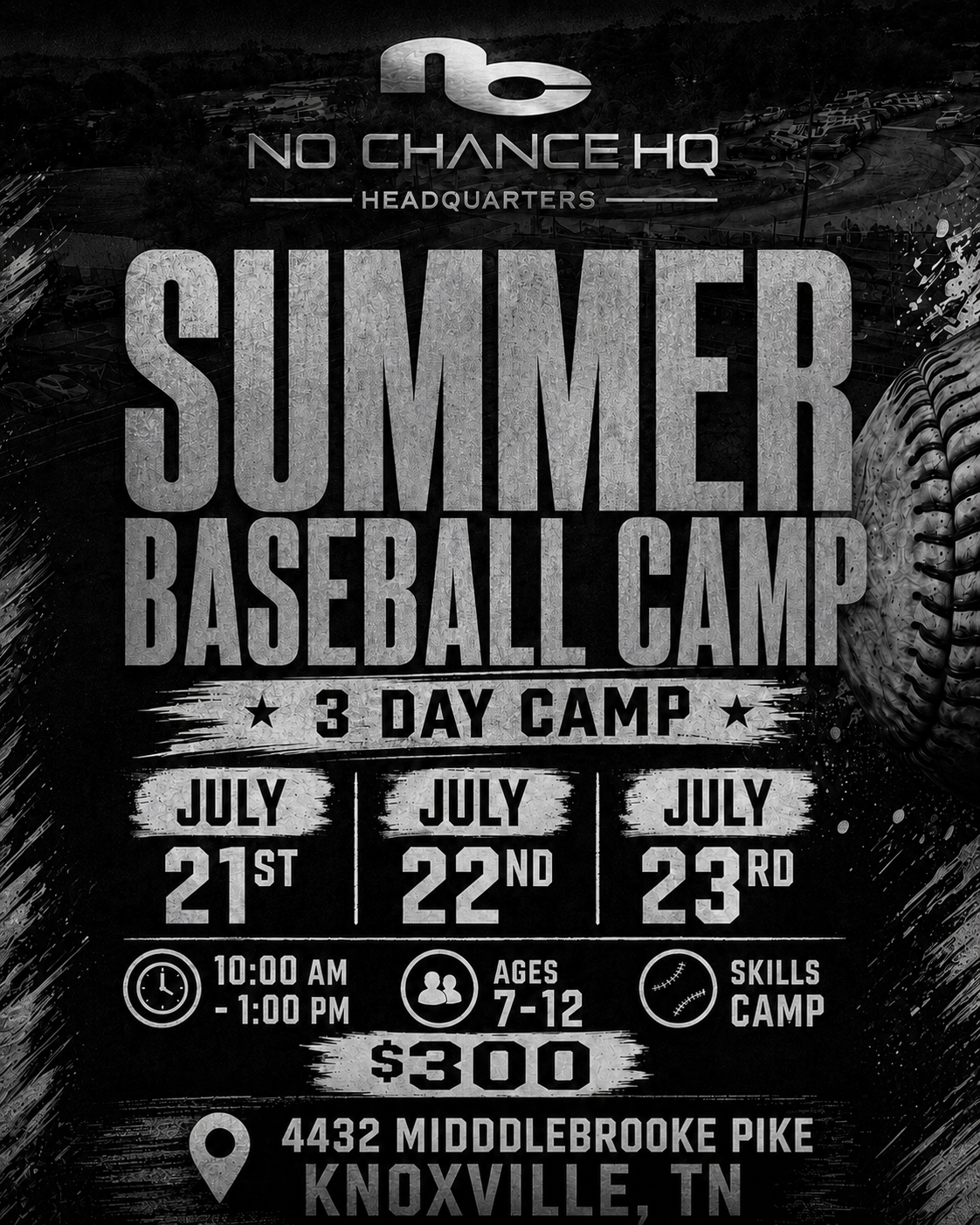 No Chance Summer Training Camp July 21-23