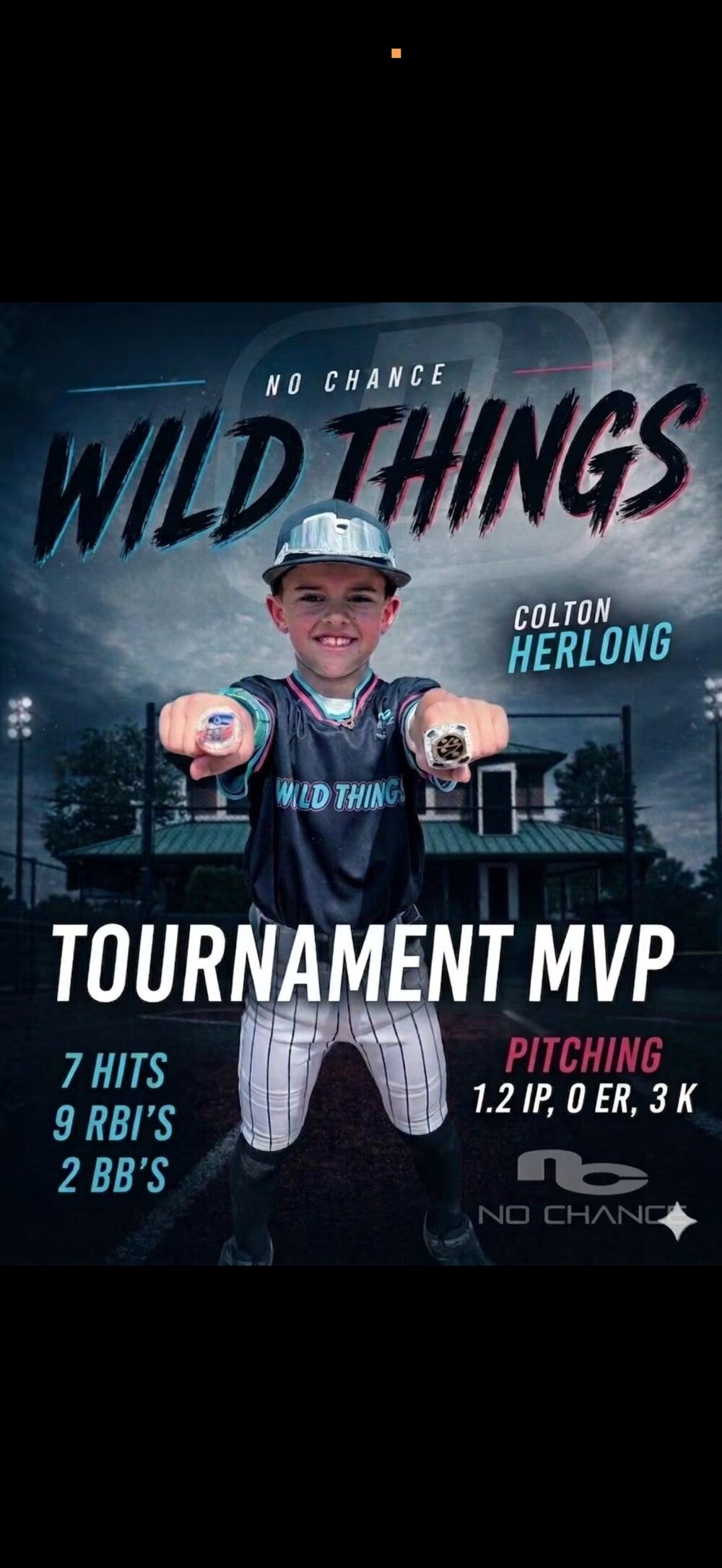 No Chance Wild Things 9U