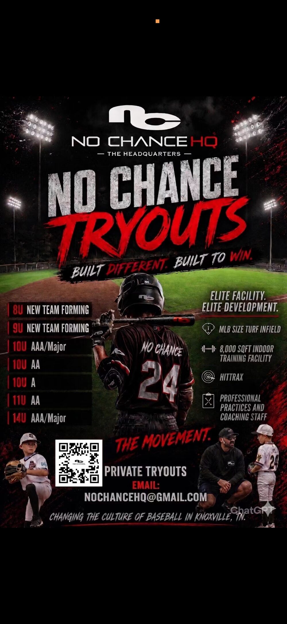 No Chance HQ Tryouts
